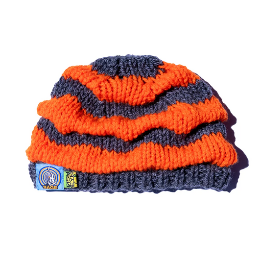 Knitting beanie