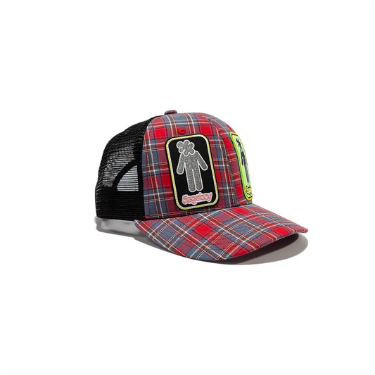 Plaid Mesh Cap