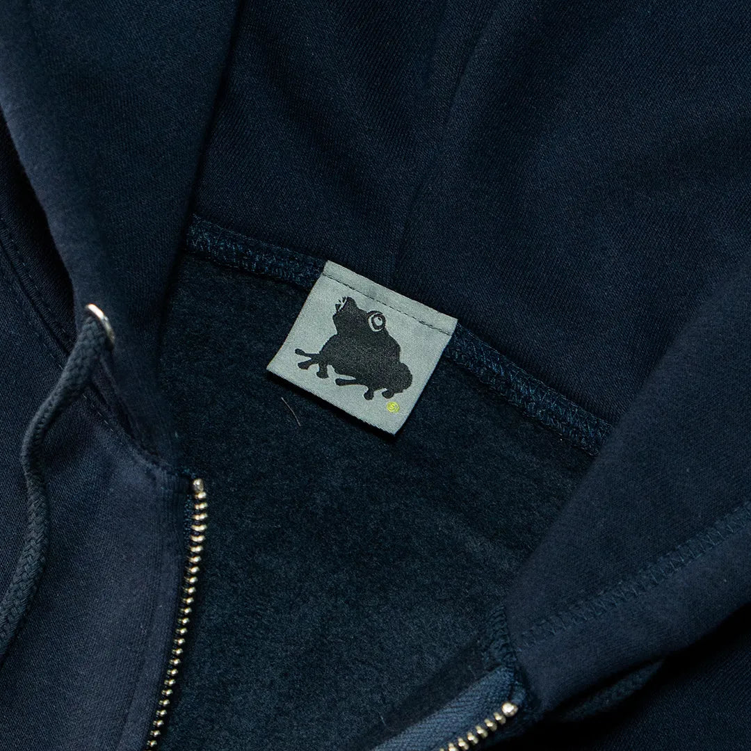 5ageboy plaid logo zip hoodie