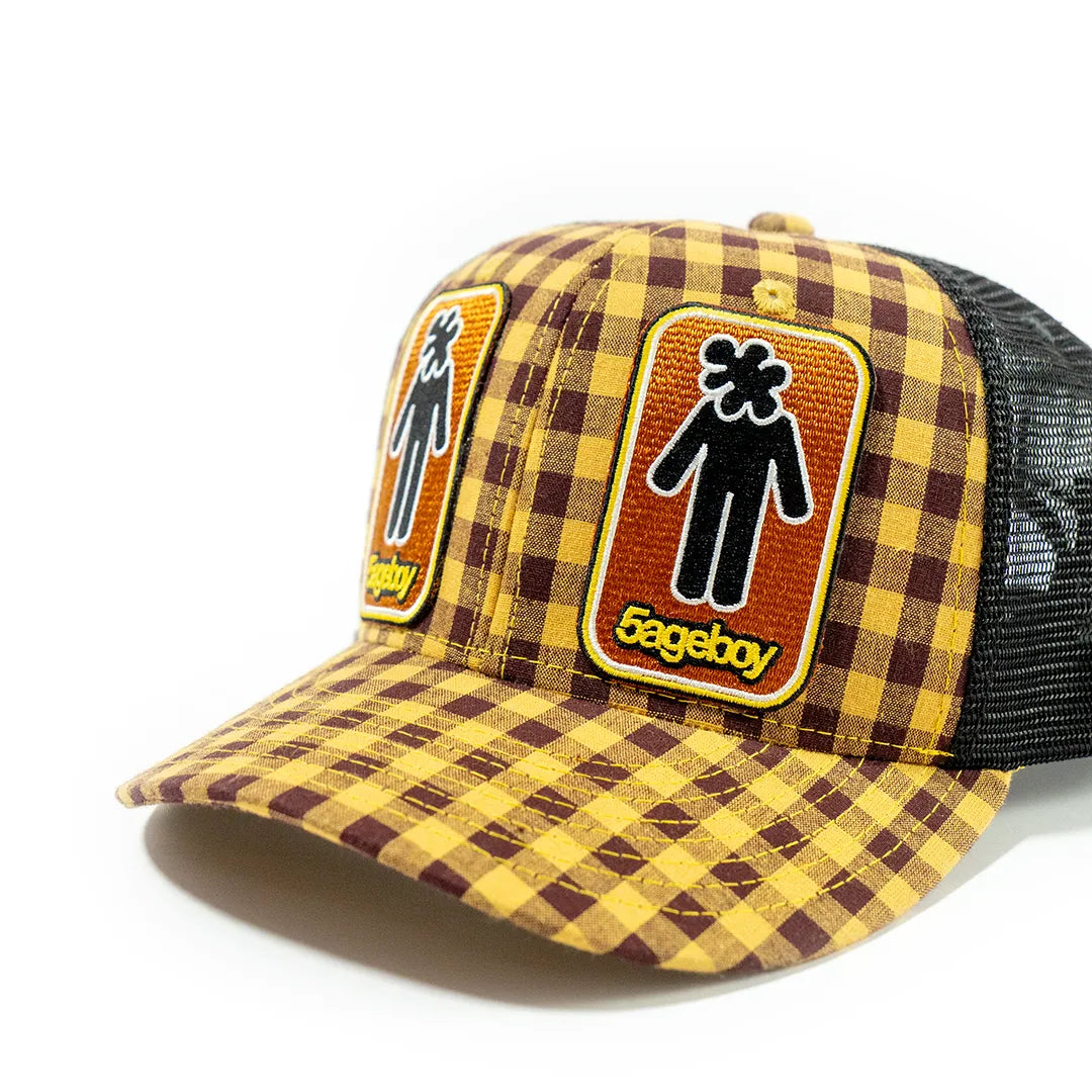 Plaid Mesh Cap 3
