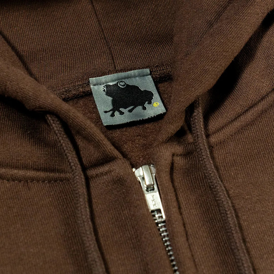 5age patch zip hoodie