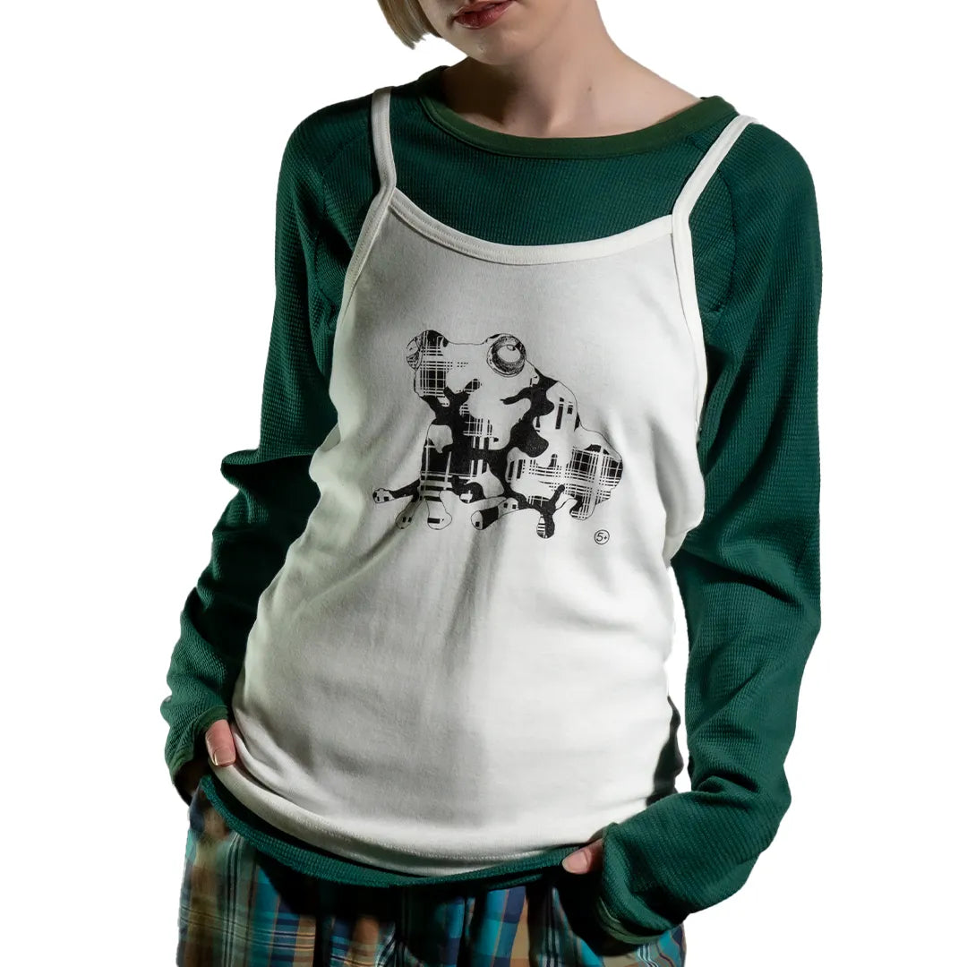 plaidcamo kaeru cami