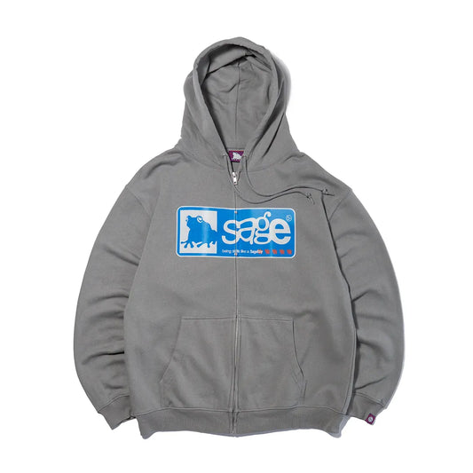 Sign zip hoodie