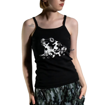 plaidcamo kaeru cami