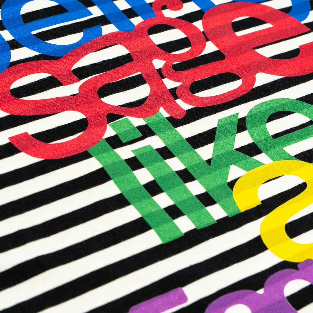 Crayon box "being sage" Striped S/S Tee