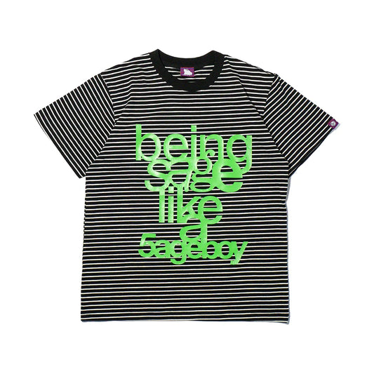 being sage Striped S/S Tee