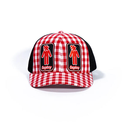 Plaid Mesh Cap 2