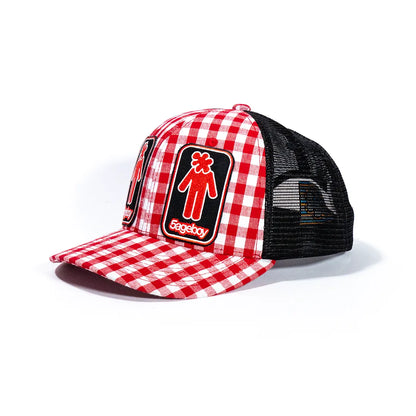 Plaid Mesh Cap 2
