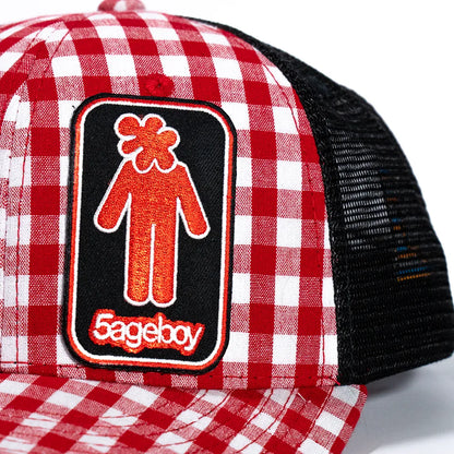 Plaid Mesh Cap 2