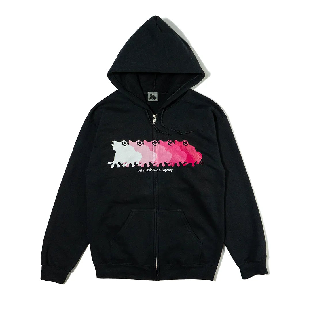 Frog Ombre Zip Hoodie