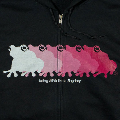 Frog Ombre Zip Hoodie