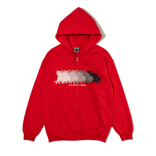 Frog Ombre Zip Hoodie