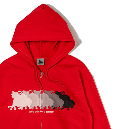 Frog Ombre Zip Hoodie