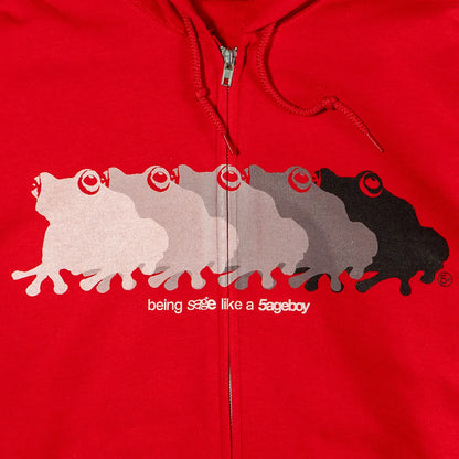 Frog Ombre Zip Hoodie