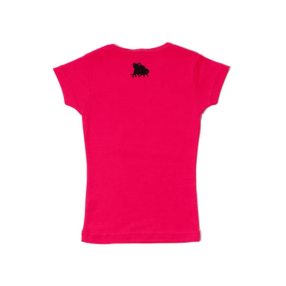 gingham kaeru lady's S/S Tee