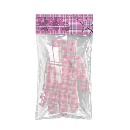 Plaid Work Gloves