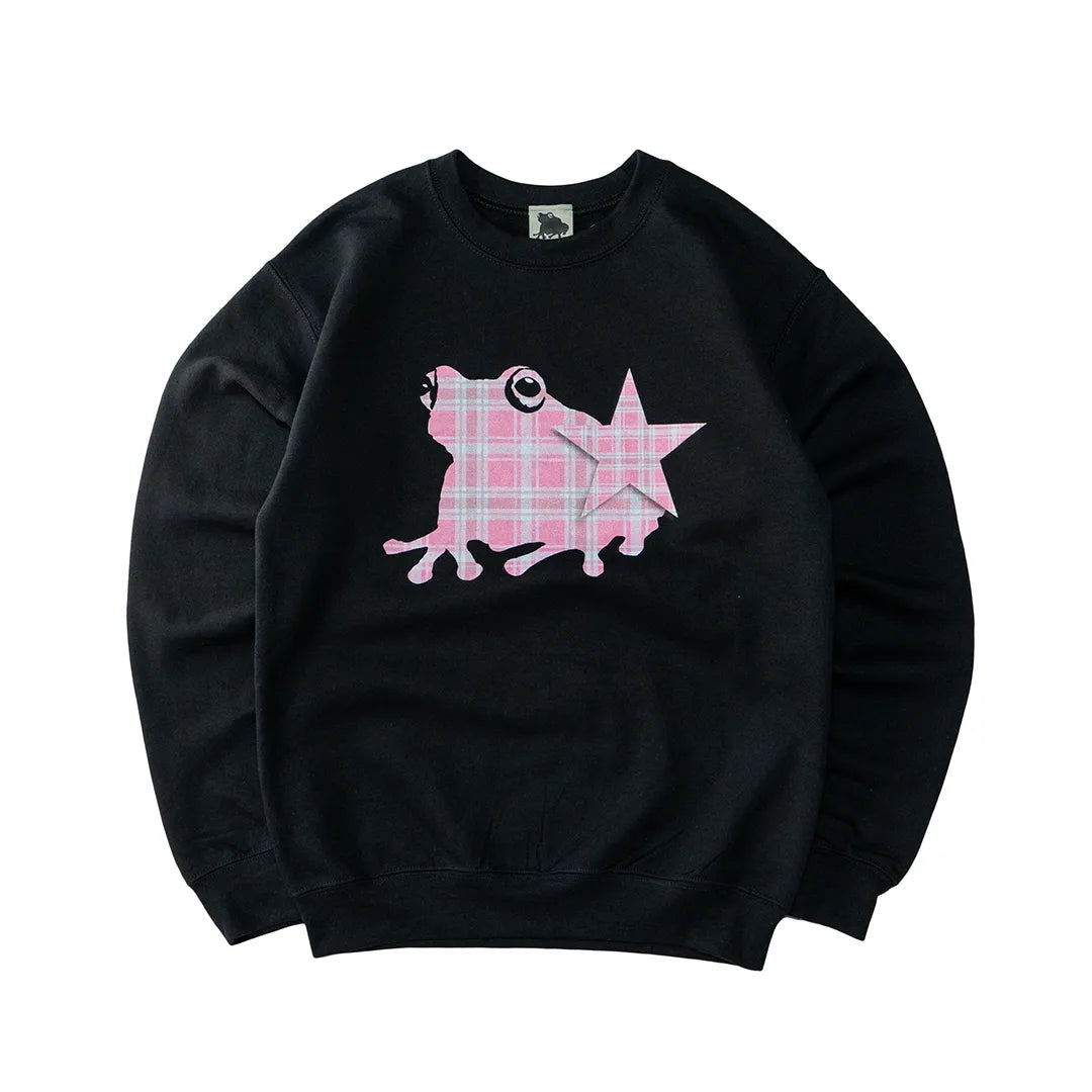 plaid kaeru logo crew