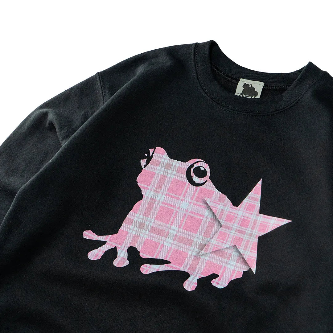 plaid kaeru logo crew