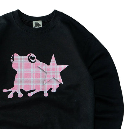 plaid kaeru logo crew