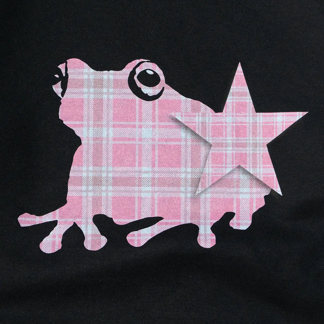 plaid kaeru logo crew