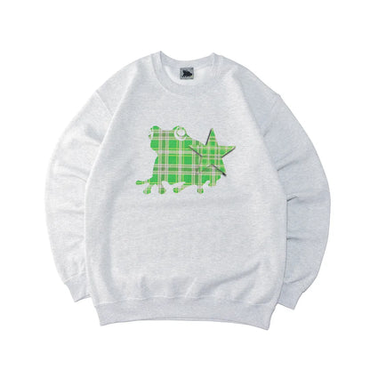 plaid kaeru logo crew