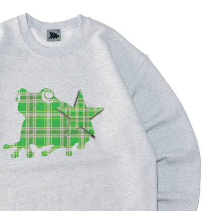 plaid kaeru logo crew
