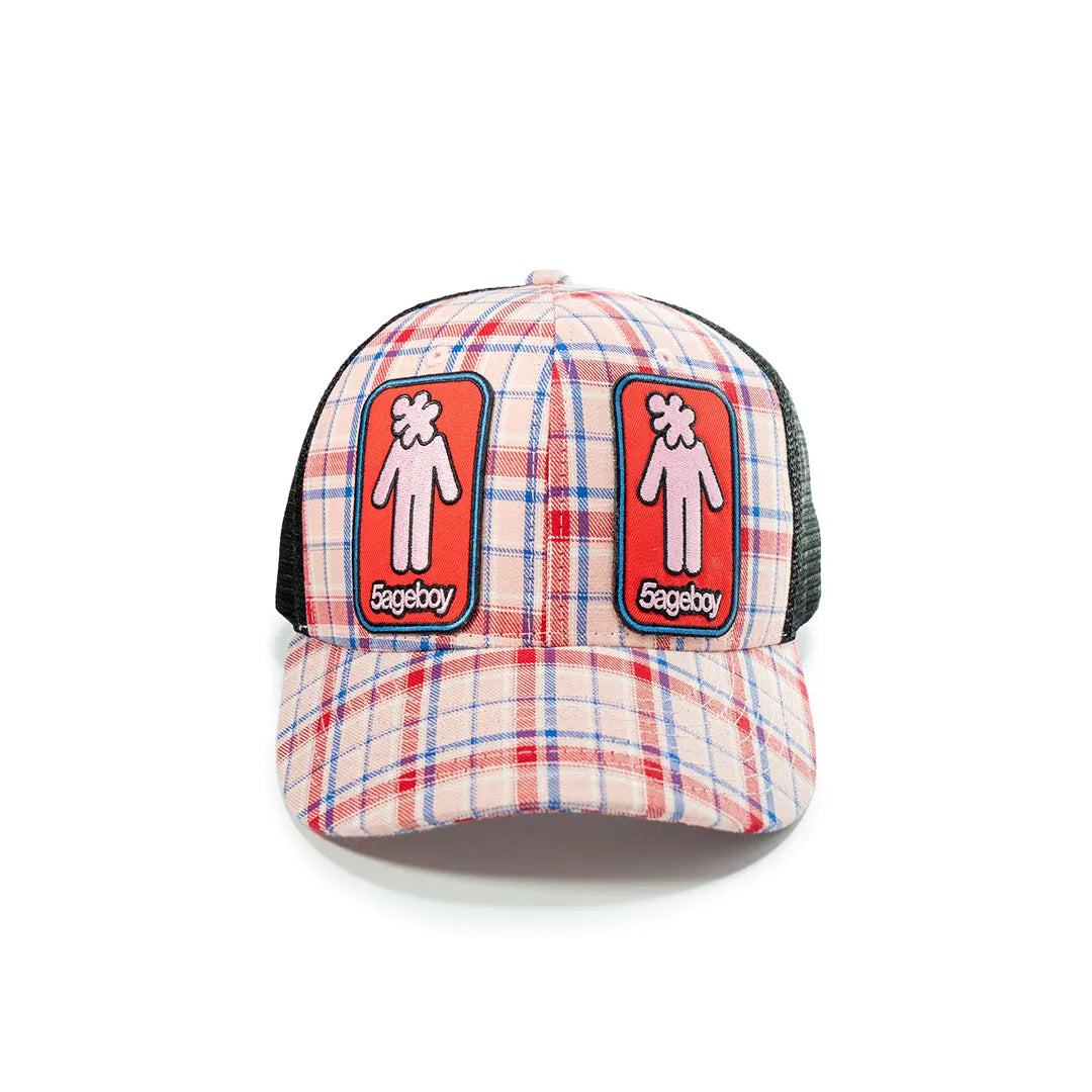 Plaid Mesh Cap 4