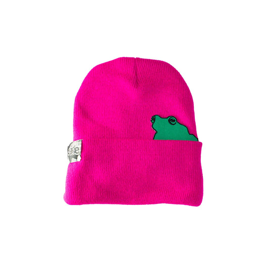 kaeru patch visor beanie
