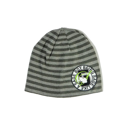 5age patch border beanie
