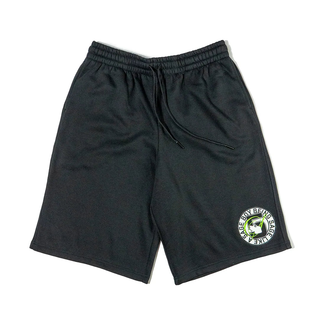 5age patch sweat shorts