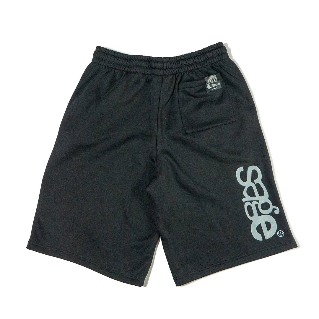 5age patch sweat shorts