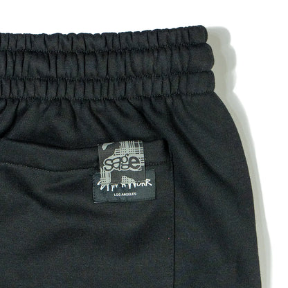 5age patch sweat shorts