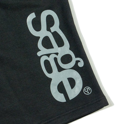 5age patch sweat shorts