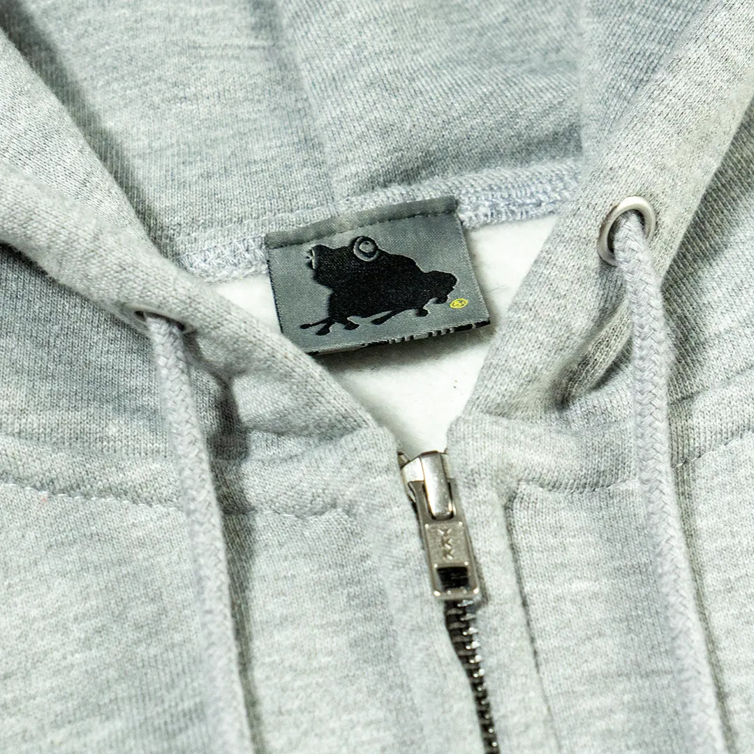5age patch zip hoodie